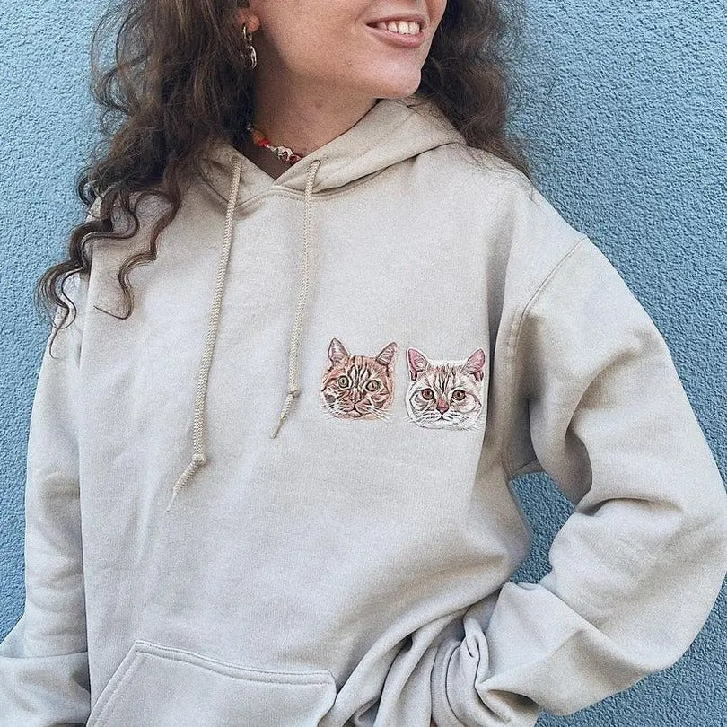 Sweatshirt mit Aufdruck „Pet Head“ von „The 40s“