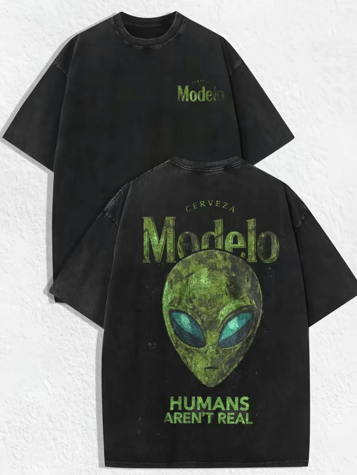 Modelo Alien Humans Aren't Real T-Shirt/Sweatshirt/Hoodie