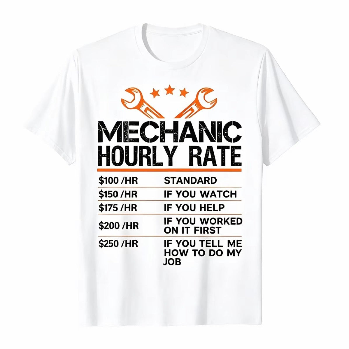 Mechanic Hourly Rate Funny T-Shirt/Sweatshirt/Hoodie