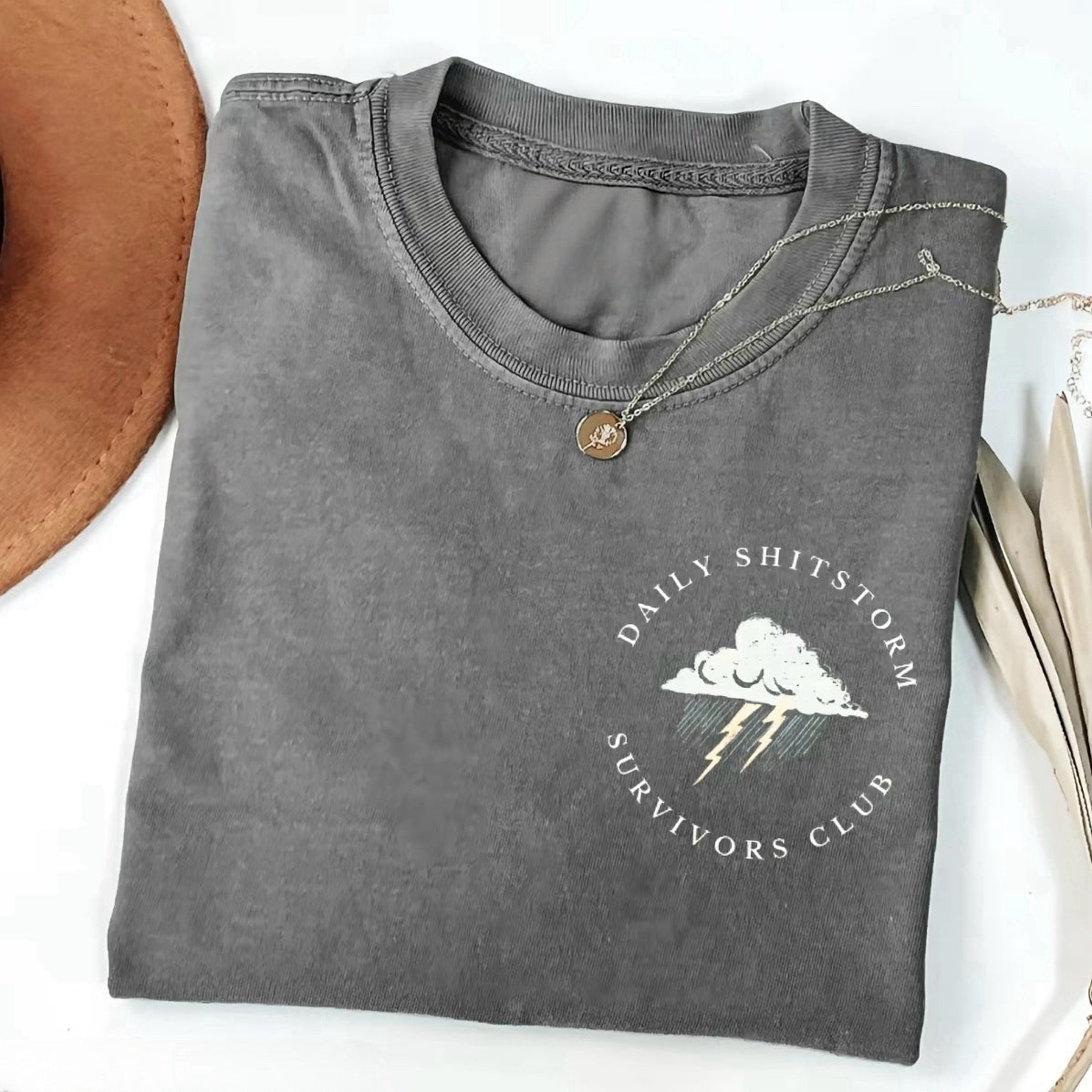Daily Shitstorm Survivors Club Funny Mental Health T-Shirt/Sweatshirt/Hoodie