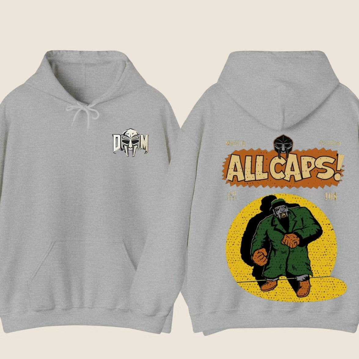 MF Doom Madlib All Caps T-Shirt/Sweatshirt/Hoodie