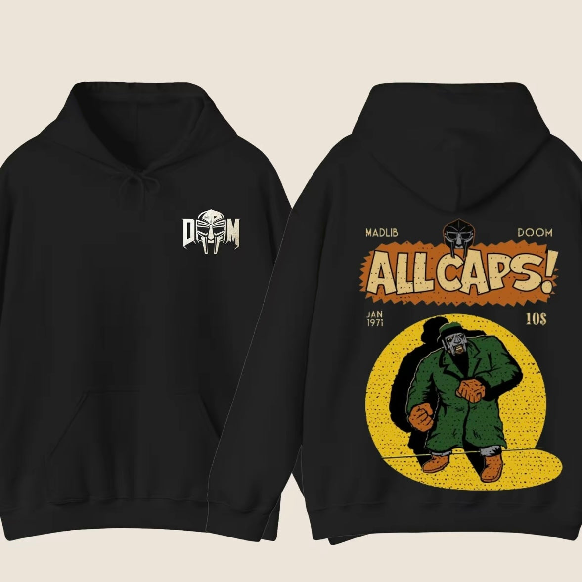 MF Doom Madlib All Caps T-Shirt/Sweatshirt/Hoodie