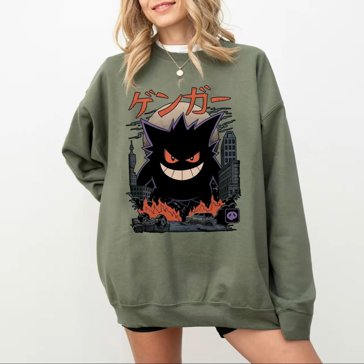 Gengar Dark Ghost T-Shirt/Sweatshirt/Hoodie
