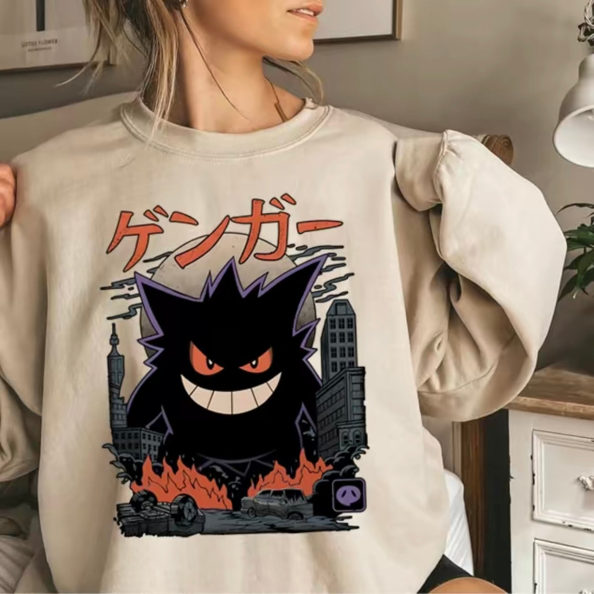 Gengar Dark Ghost T-Shirt/Sweatshirt/Hoodie