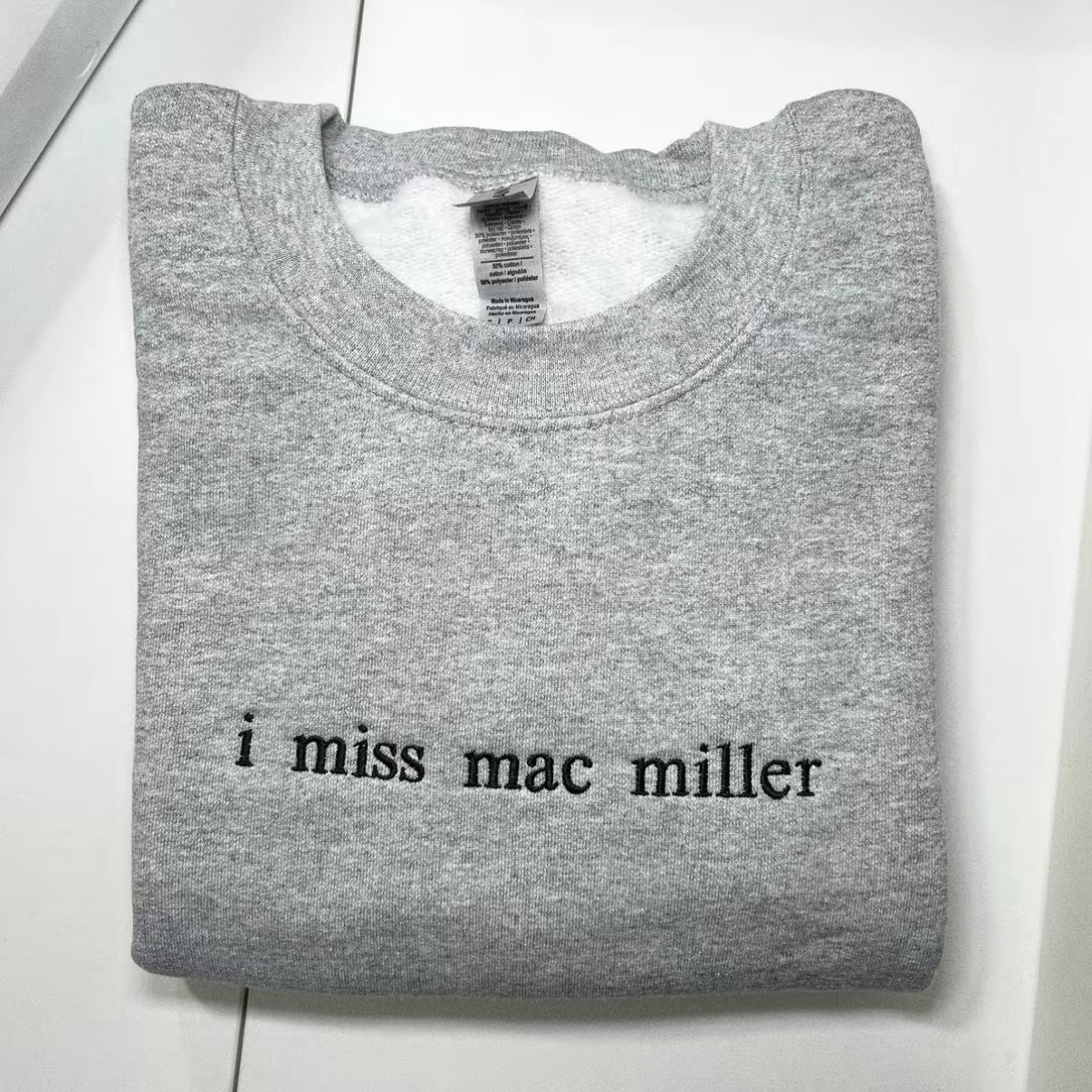 I Miss Mac Miller Embroidered T-Shirt/Sweatshirt/Hoodie