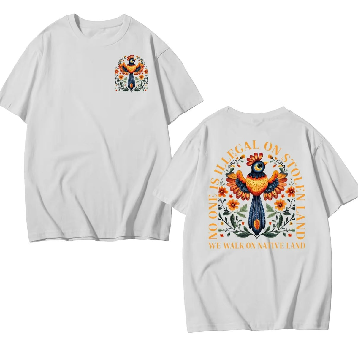 No Human is Illegal on Stolen Land T-Shirt/Sweatshirt/Hoodie