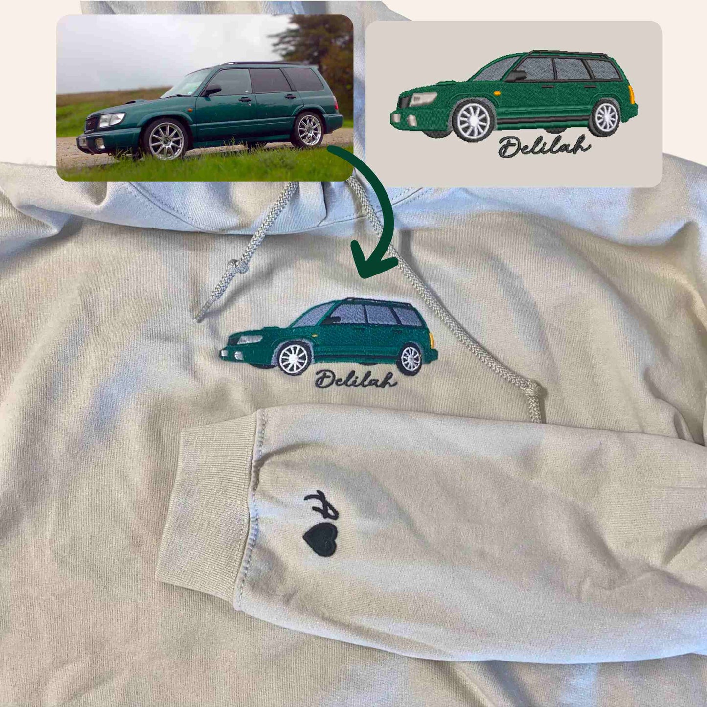 Custom Car Truck Sweatshirt, Hoodie Embroidered Best Gifts for Car Lovers
