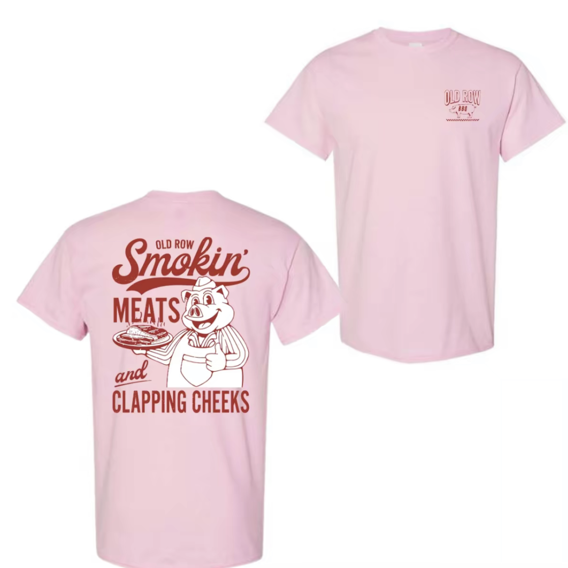 Old Row Smokin' Meats And Clapping Cheeks Vintage T-Shirt/Sweatshirt/Hoodie