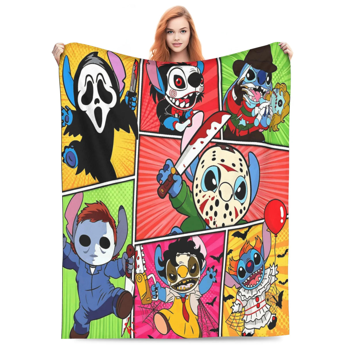 Halloween Cartoon Character Horror Cosplay Blanket