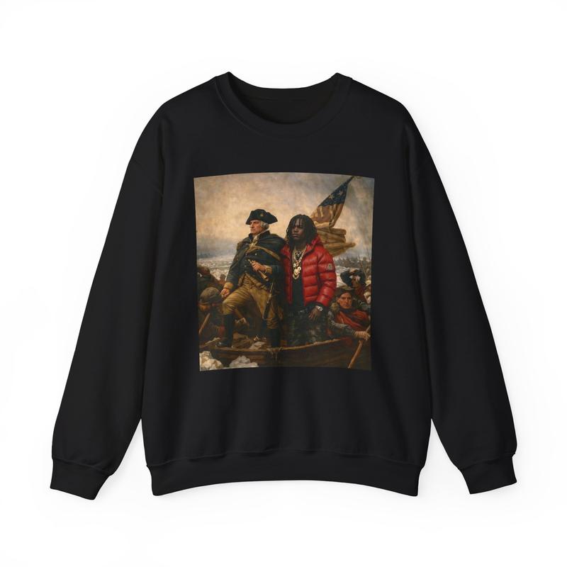 Chief K x Washington Crossing the Delaware Funny Meme T-Shirt/Sweatshirt/Hoodie
