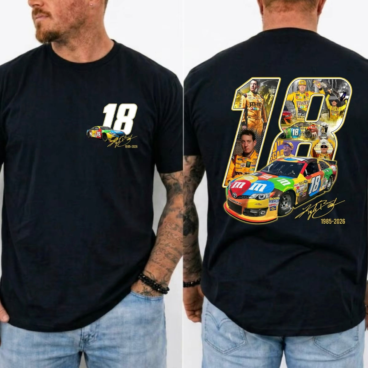 Kyle Busch Tribute NASCAR Legend Memorial RIP Rowdy Series T-Shirt/Sweatshirt/Hoodie