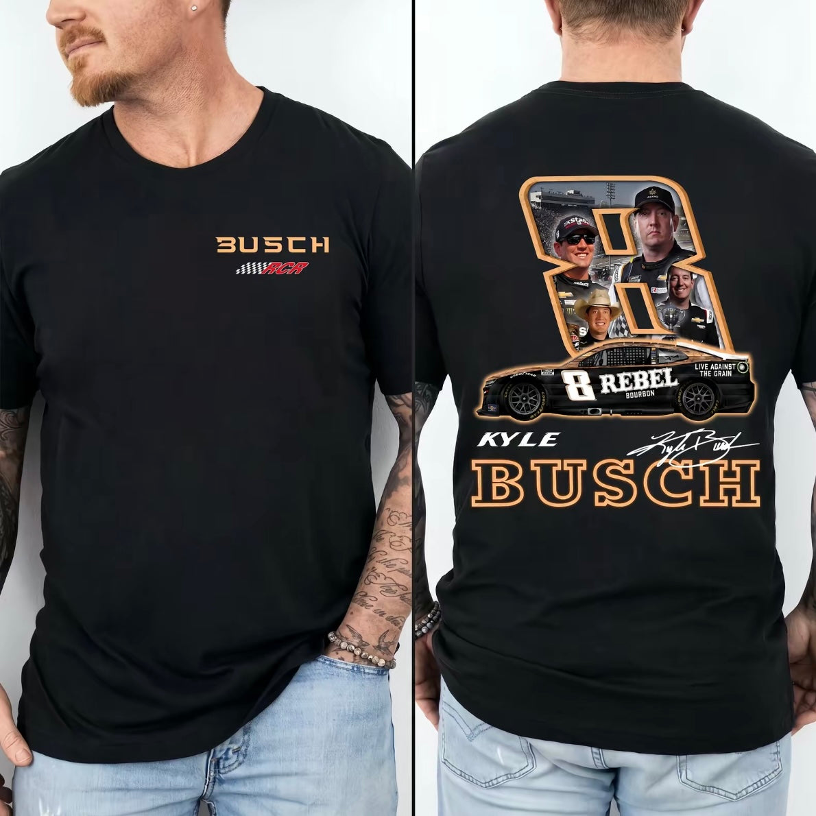 Kyle Busch Tribute NASCAR Legend Memorial RIP Rowdy Series T-Shirt/Sweatshirt/Hoodie