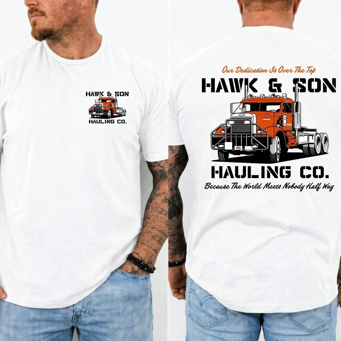 Over The Top Hawk & Son Hauling Co. Trucker Movie T-Shirt/Sweatshirt/Hoodie