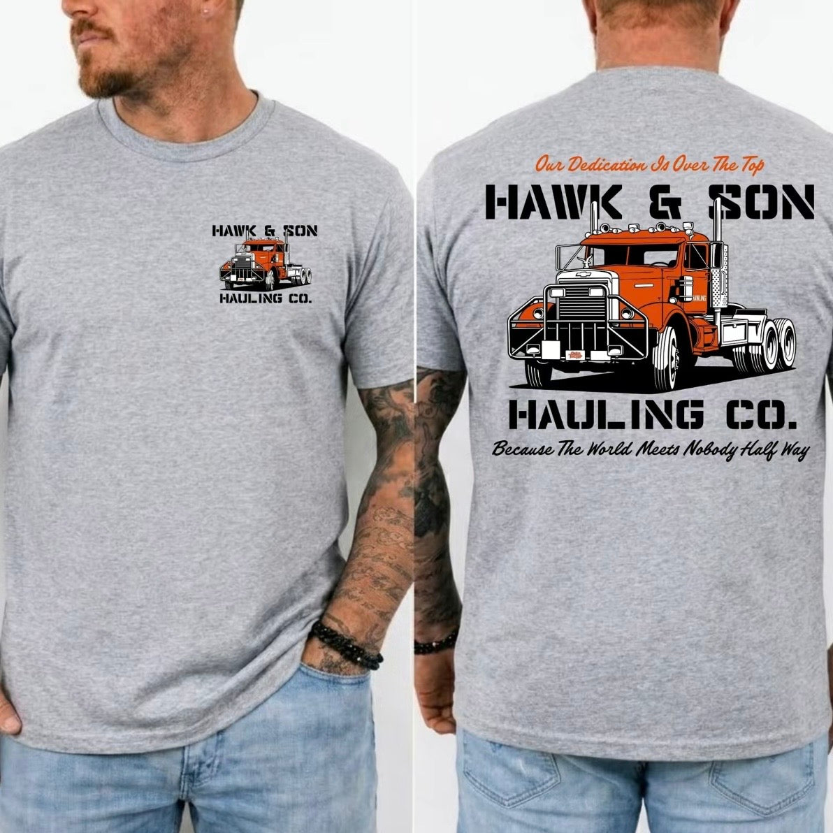 Over The Top Hawk & Son Hauling Co. Trucker Movie T-Shirt/Sweatshirt/Hoodie