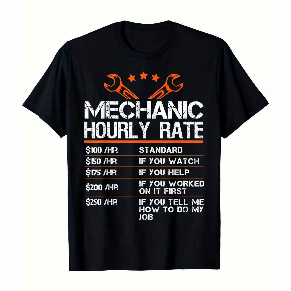 Mechanic Hourly Rate Funny T-Shirt/Sweatshirt/Hoodie