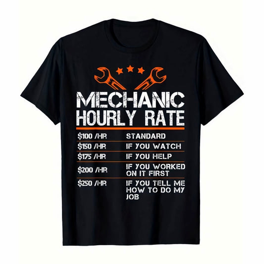Mechanic Hourly Rate Funny T-Shirt/Sweatshirt/Hoodie