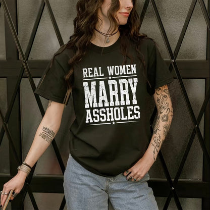 Funny Wife Real Women Marry T-Shirt/Sweatshirt/Hoodie