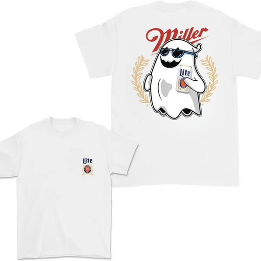 Miller Lite Ghost Halloween T-Shirt/Sweatshirt/Hoodie