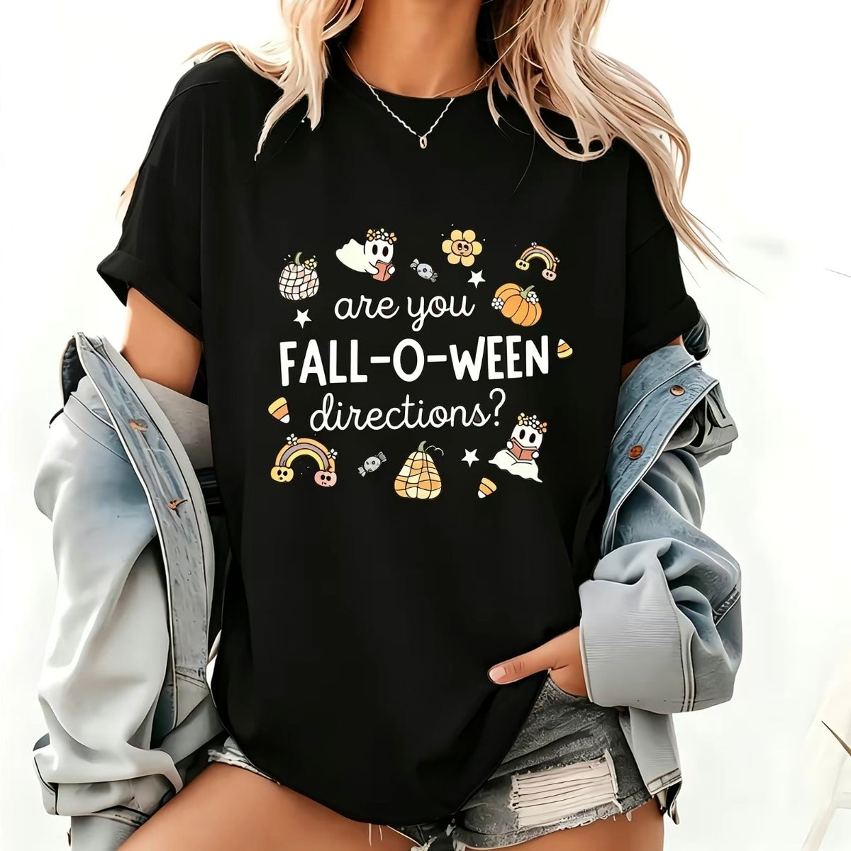 Are You Fall-O-Ween Directions Halloween T-Shirt/Sweatshirt/Hoodie