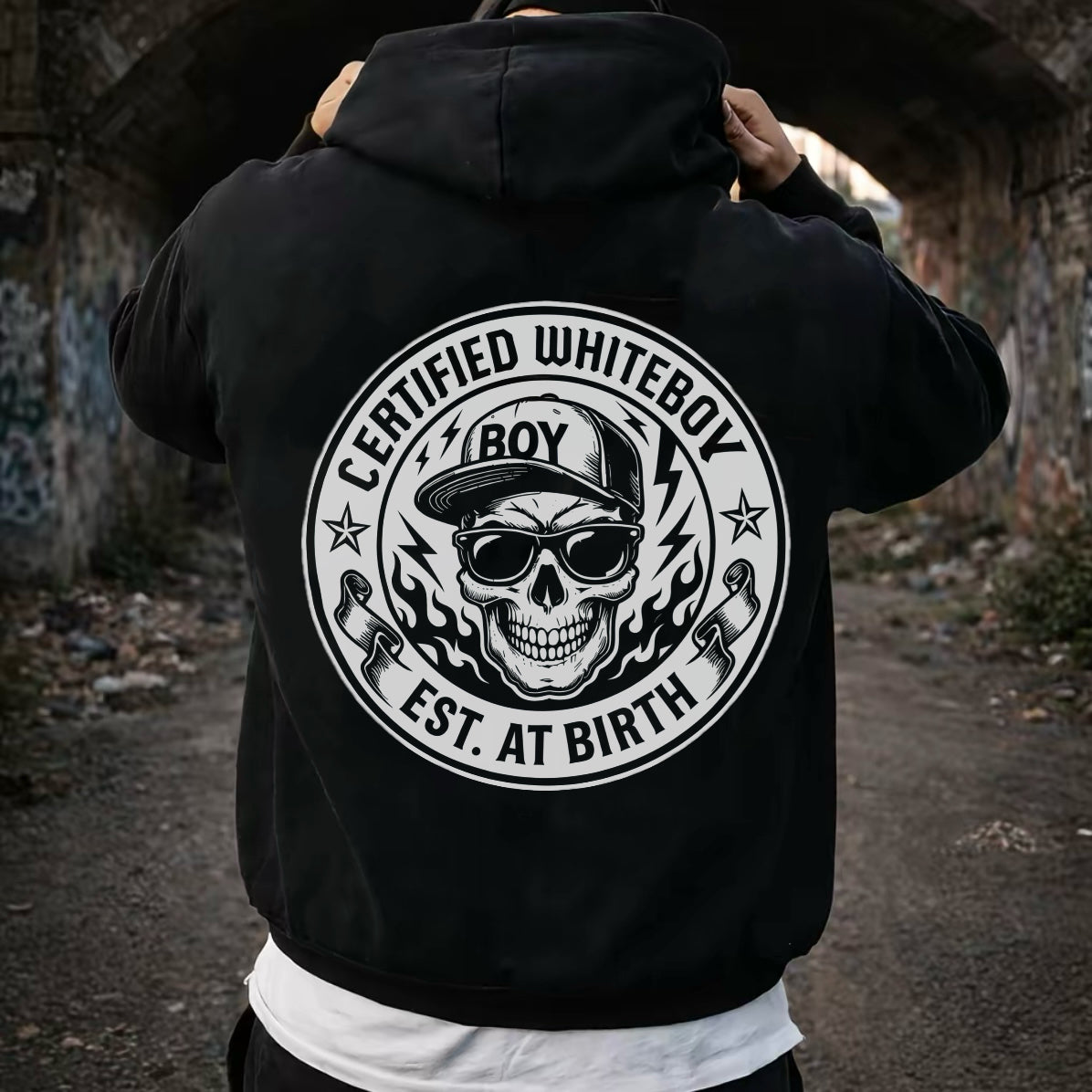 Certified Whiteboy Skull T-Shirt/Sweatshirt/Hoodie