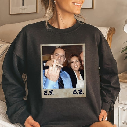 Retro Comfort Elliot Stabler And Olivia Benson, Law and Order SUV Shirt/Hoodie/Sweater