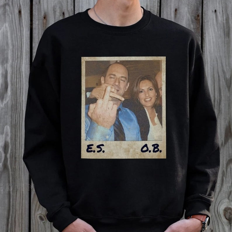 Retro Comfort Elliot Stabler And Olivia Benson, Law and Order SUV Shirt/Hoodie/Sweater